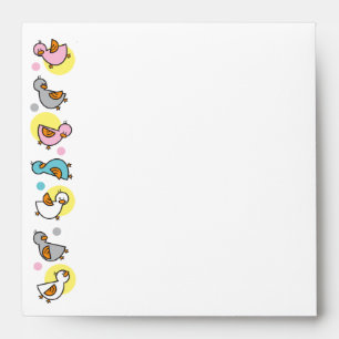 Enveloppe personnalisée Baby shower Pastel Silly D