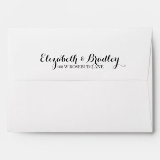 Enveloppe personnalisée Calligraphie Lettrée à la 