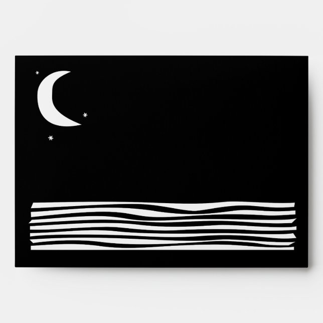 Enveloppe personnalisée du Bat mitzvah de la barre (Devant)