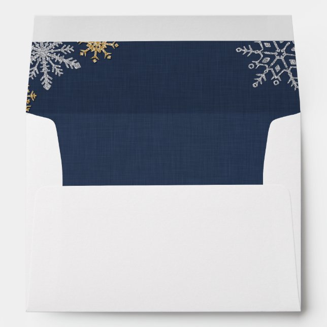 Enveloppe personnalisée Flakes (Dos (Bas))