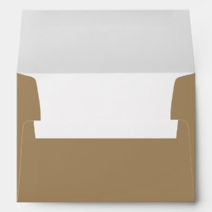 Enveloppe personnalisée Marron Café – Couleurs com