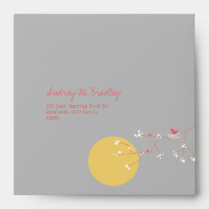 Enveloppe personnalisée pour Baby Shower Famille d