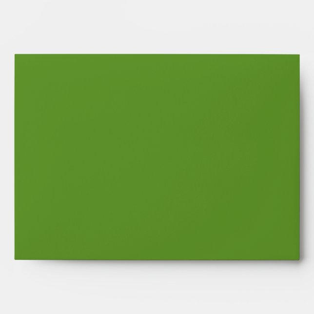 Enveloppe personnalisée verte vide (Devant)
