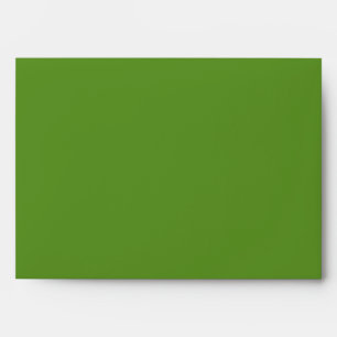 Enveloppe personnalisée verte vide