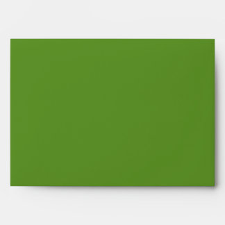 Enveloppe personnalisée verte vide