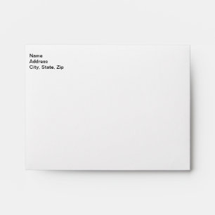 Enveloppe Personnaliser Ajouter un nom Photo ou oeuvre d'art