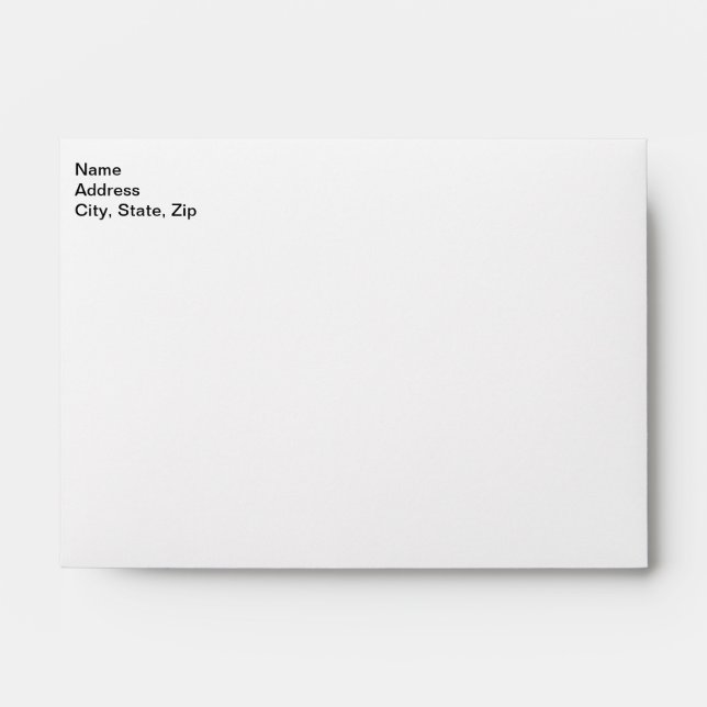 Enveloppe Personnaliser Ajouter un nom Photo ou oeuvre d'art (Devant)