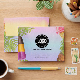 Enveloppe Personnaliser l'artsy aquarelle thème crème glacée