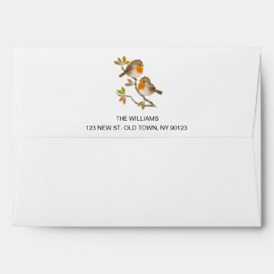 Enveloppe Personnaliser l'enveloppe anglaise Robin Bird