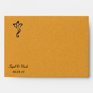 Enveloppe Personnalité indienne de l'Mariage hindou Blue Ga