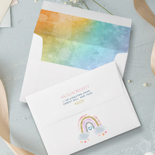Enveloppe Petit Arc-en-ciel Mignon