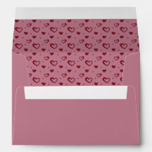 Petit coeur romantique mignon rose bordeaux