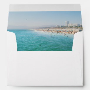Enveloppe photo de Santa Monica avec adresse de re