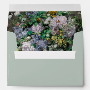 Enveloppe Pierre-Auguste Renoir - Bouquet de printemps