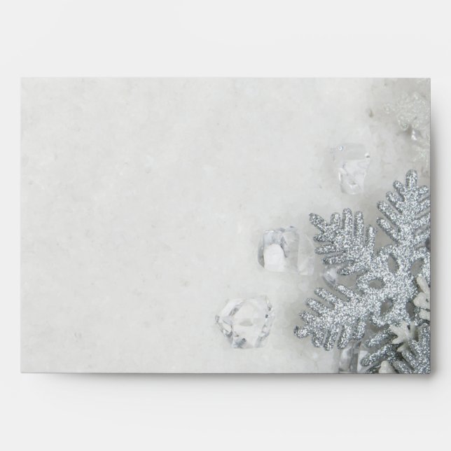 Enveloppe Pine Cônes, Fête des snowflèches (Devant)
