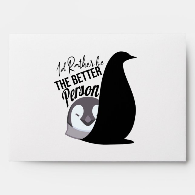 Enveloppe Pingouin (Devant)