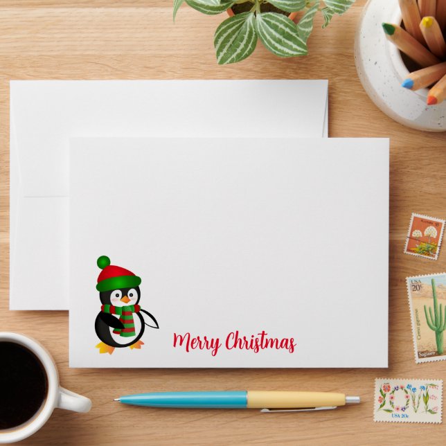 Enveloppe Pingouin d'enveloppe de carte (Desk)