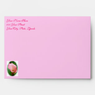 Enveloppe Pink Calla Lily Spathe Baby shower Invitation
