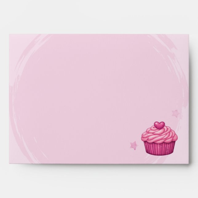 Enveloppe Pink Cupcake Celebration Envelope (Devant)