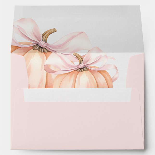 Enveloppe Pink Pumpkin Baby Shower Envelope (Créateur téléchargé)