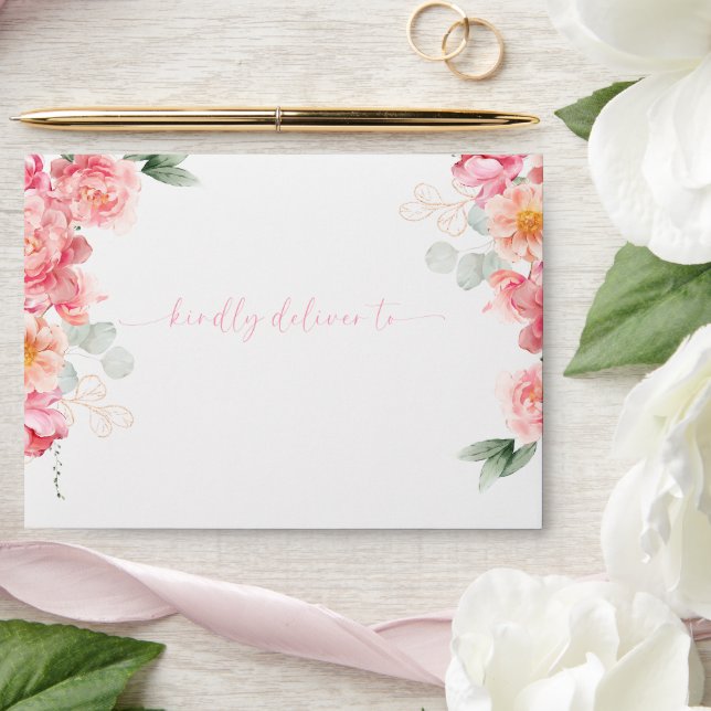Enveloppe Piper Peony Floral (Wedding)