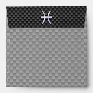 Enveloppe Pisces Zodiac Connexion en fibre de carbone