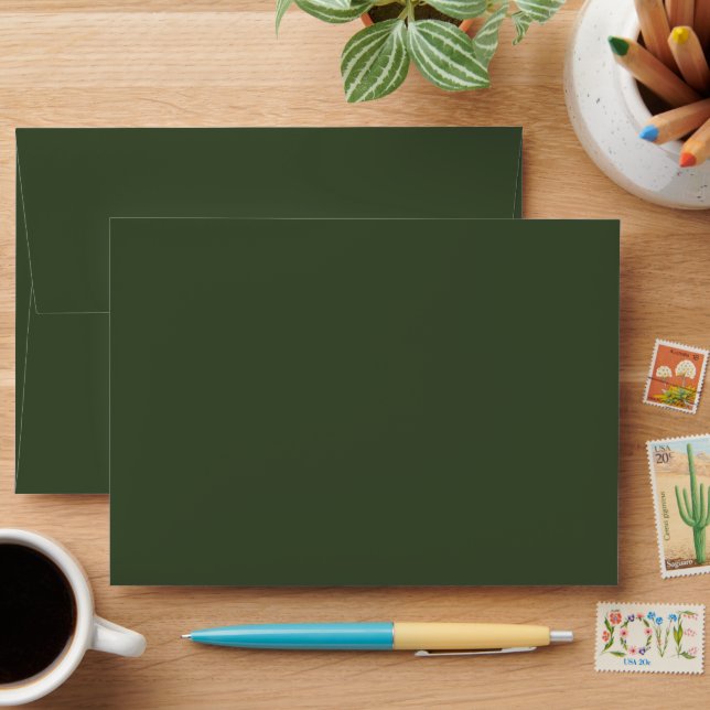 Enveloppe Pittoresque Mountain et Lake Mariage (Desk)