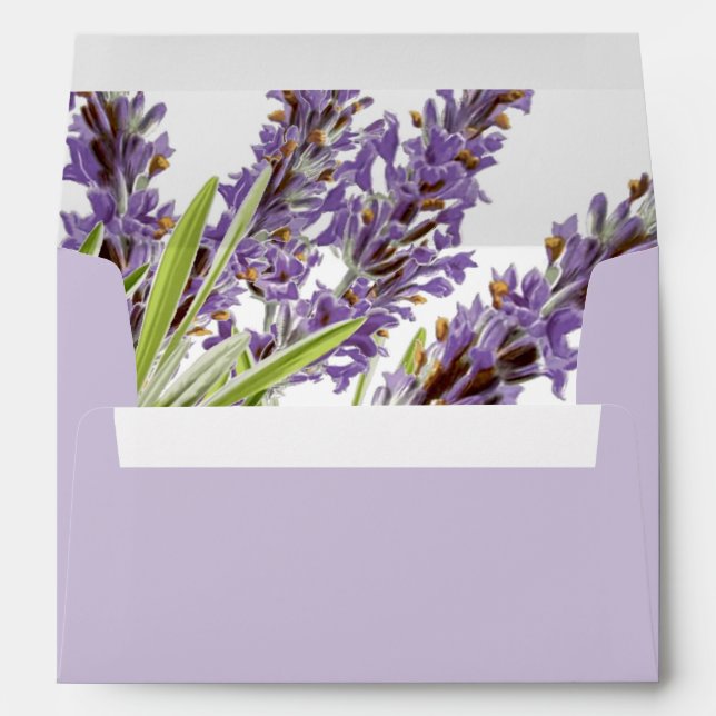Enveloppe PixDezines Botanical/Provence Lavender/DO-IT-YOURS (Dos (Bas))