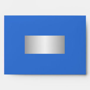 Enveloppe PixDezines Classic Bar Mitzvah/blue+silver