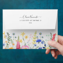 PixDezines H2 Fleurs Sauvages Délicates Baby Showe