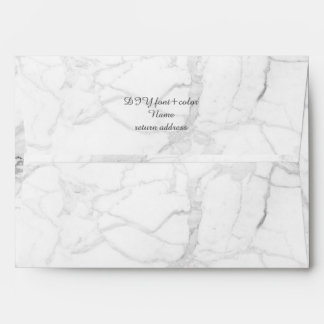 Enveloppe PixDezines Marbre blanc retour retour retour retou