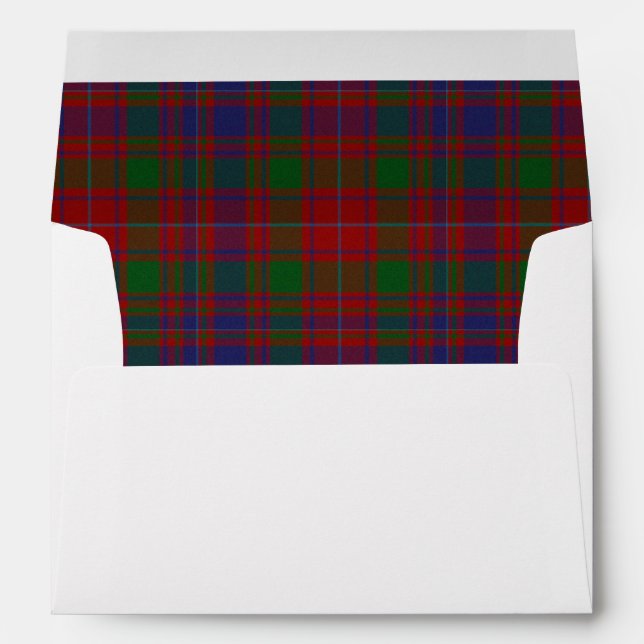 Enveloppe Plaid fait sur commande de MacIntyre rayé épousant (Dos (Bas))