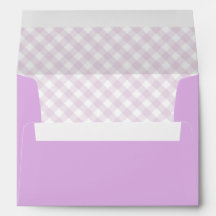 Enveloppe plaquée de bison violet
