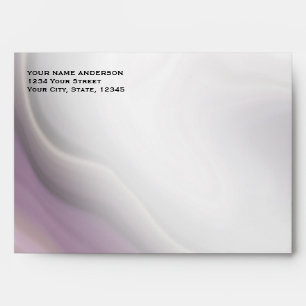 Enveloppe Plum doux en marbre pourpre