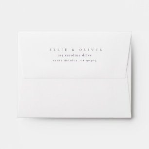 Enveloppe Plum Purple Boho Mariage photo moderne