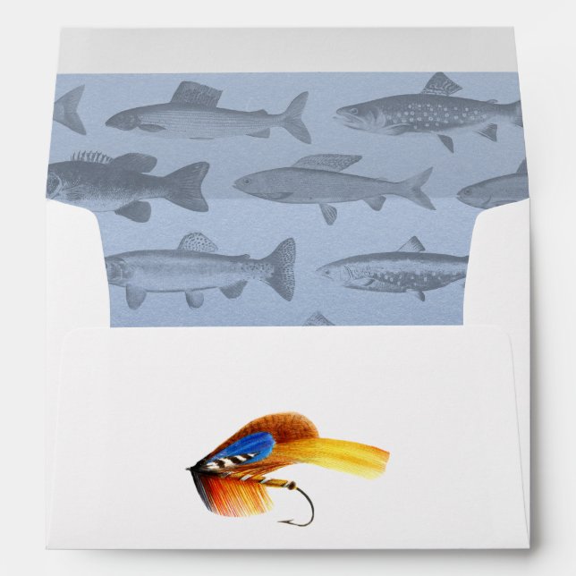 Enveloppe Plutôt Pêcher Custom Anniversaire Fête Invitation (Dos (Bas))