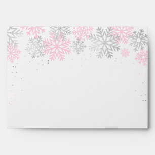 Enveloppe Pneus D'Hiver Rose Et Argent