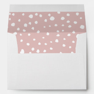 Enveloppe Points Dalmatiens Rose, Points Dalmatiens, Impress
