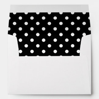 Enveloppe Points noirs et blancs