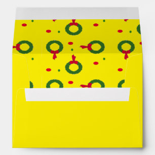 Enveloppe Pois de couronne de Noël