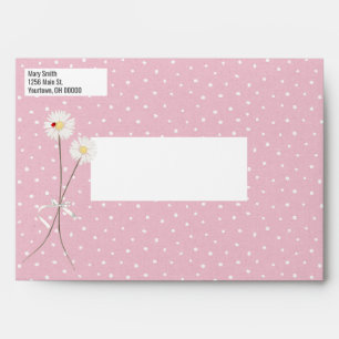 Enveloppe Pois de Daisy et Lady Bug