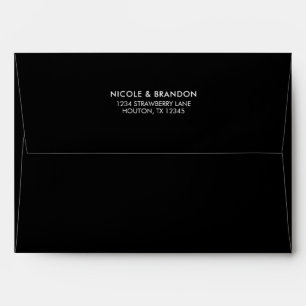 Enveloppe Police simple Black San Serif