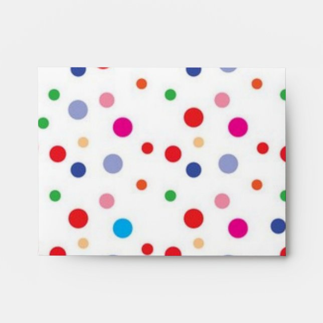Enveloppe Polka dot (Devant)