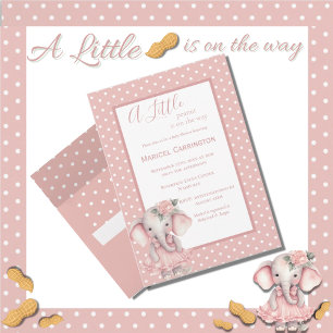 Enveloppe Polkadot rose et blanc