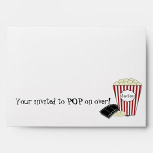 Enveloppe Popcorn Invitation