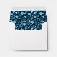 Positionne Motif Blue Floral Élégant Chic Personna