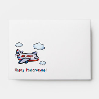Enveloppe "Postcrossing heureux !" - Poste