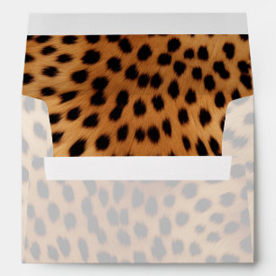 Enveloppe Poster de animal Cheetah Brown et noir