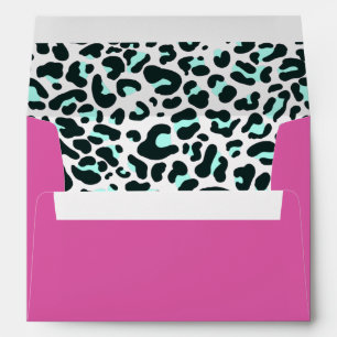 Enveloppe Poster de animal de Cheetah Leopard rose moderne