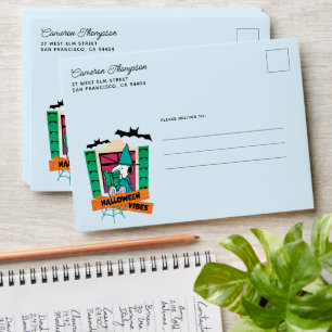 Enveloppe Potions Magiques de Snoopy Peanuts Halloween